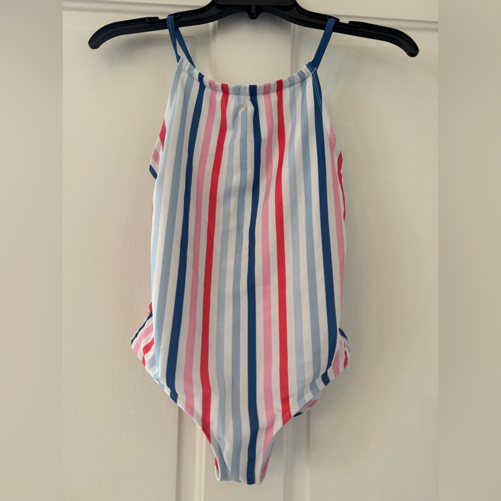 Crown & Ivy Kids Colorful Striped Swimsuit